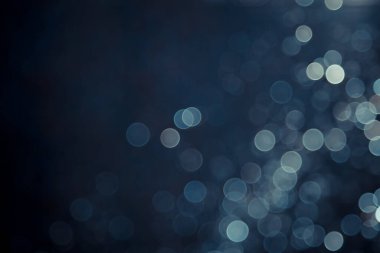 Soyut mavi bokeh arkaplanı