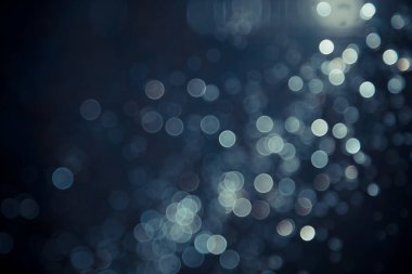 Soyut mavi bokeh arkaplanı