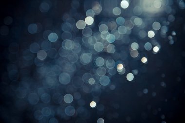 Soyut mavi bokeh arkaplanı