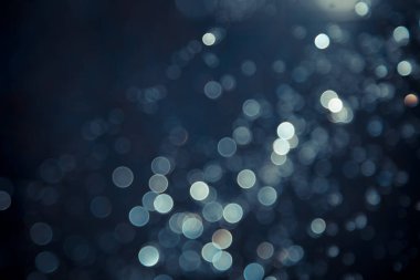 Soyut mavi bokeh arkaplanı