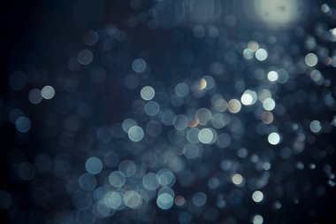 Soyut mavi bokeh arkaplanı