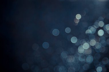 Soyut mavi bokeh arkaplanı