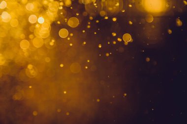 Arkaplan için lüks, soyut altın bokeh kullanımı