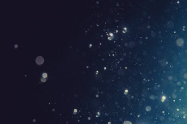 Soyut glitter bokeh siyah arka plan üzerine