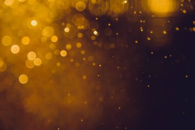 Arkaplan için lüks, soyut altın bokeh kullanımı