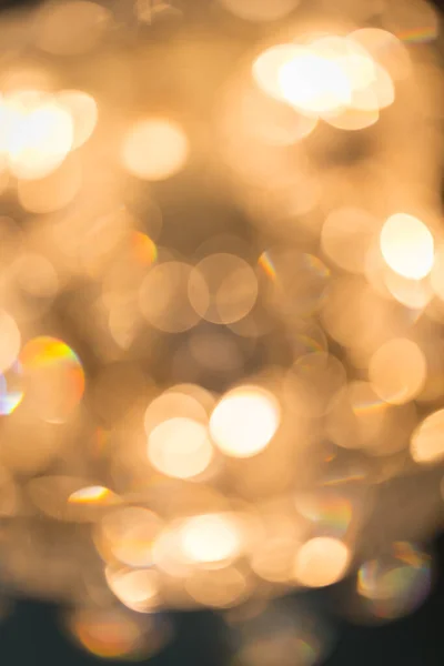 Blur Golden Luxury Bokeh Background — Stock Photo, Image