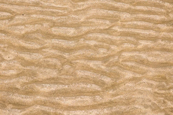 Onda Gialla Sabbia Texture Sulla Spiaggia — Foto Stock