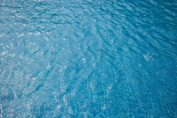 Superficie Agua Azul Fondo Piscina — Foto de Stock