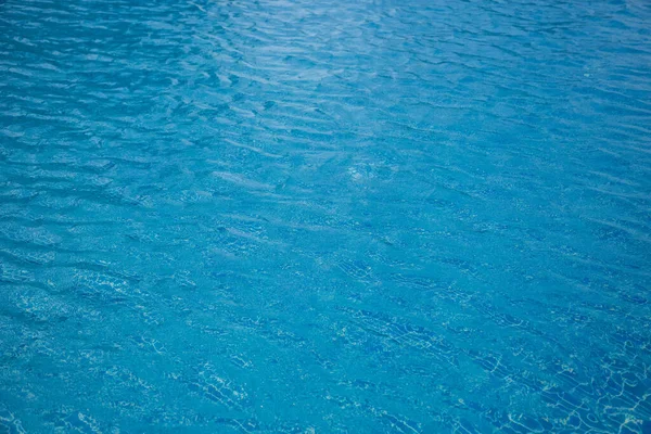 Blaue Wasseroberfläche Hintergrund Des Schwimmbades — Stockfoto