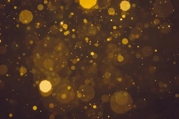 アブストラクトブラーゴールド輝きボケの背景 — ストック写真