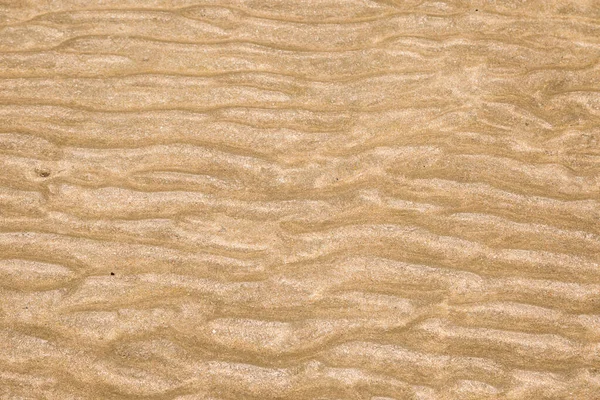 Textura Areia Onda Amarela Praia — Fotografia de Stock