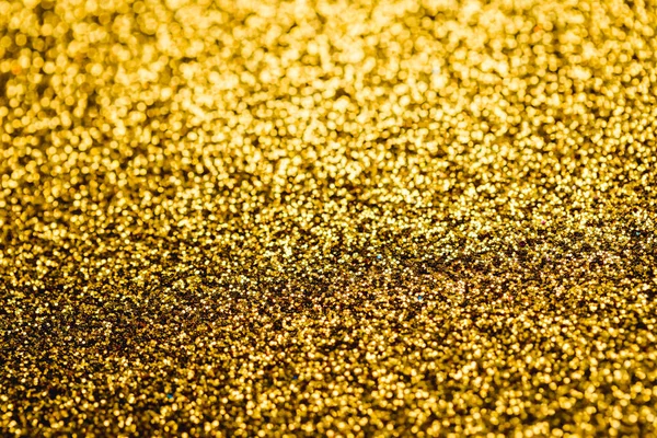 Abstrato Bokeh Glitter Dourado Para Fundo — Fotografia de Stock