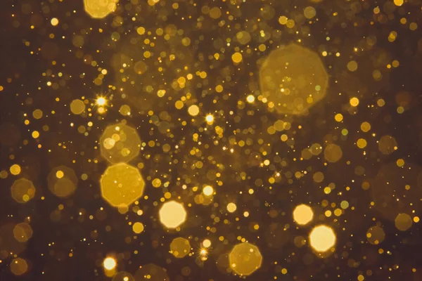 Абстрактное Размытие Золотого Блеска Боке Фон — стоковое фото