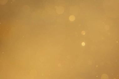 Siyah arkaplanda koyu soyut altın bokeh parıltısı