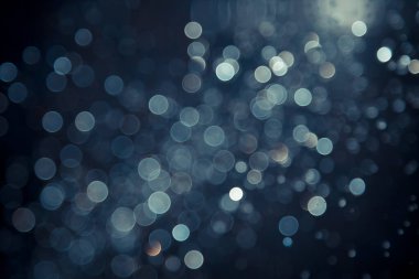 Soyut mavi bokeh arkaplanı