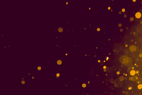 Siyah Arkaplanda Soyut Altın Rengi Bulanıklığı — Stok fotoğraf