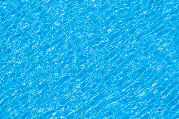 Colore Blu Dell Onda Riflesso Piscina — Foto Stock