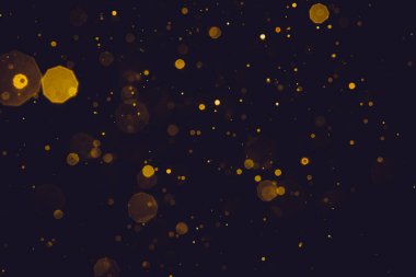 Soyut bulanık altın parıltılı bokeh arkaplan