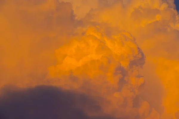 Golden Cloud Sunset Ligh Nature Background — Stock Photo, Image
