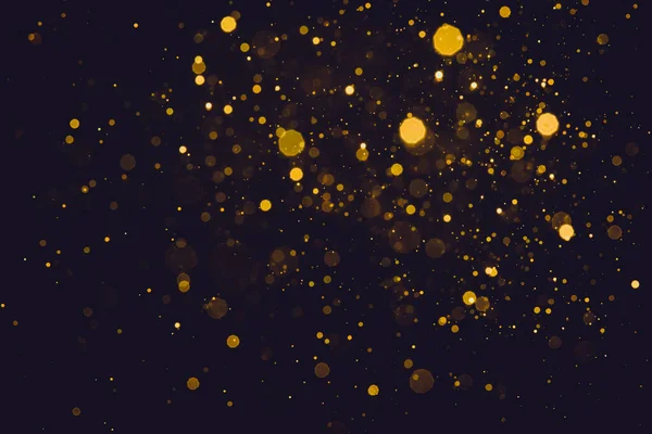 Abstrakt Suddig Guld Glitter Bokeh Bakgrund — Stockfoto