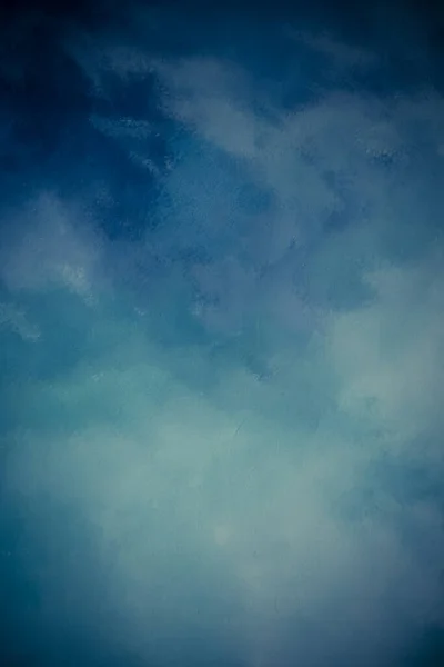 Abstrakt Blå Färg Färg Cementvägg Bakgrund — Stockfoto