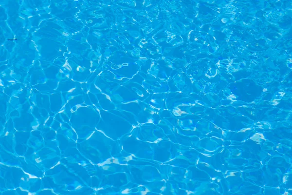 Ondata Acqua Blu Riflesso Sullo Sfondo Della Piscina — Foto Stock