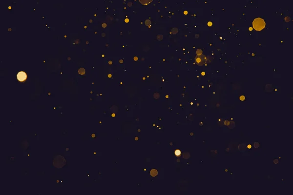 Abstrakt Suddig Guld Glitter Bokeh Bakgrund — Stockfoto
