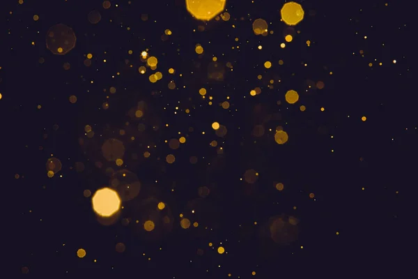 Soyut Bulanık Altın Parıltılı Bokeh Arkaplan — Stok fotoğraf