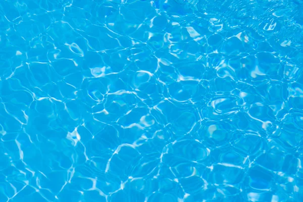 Ondata Acqua Blu Riflesso Sullo Sfondo Della Piscina — Foto Stock