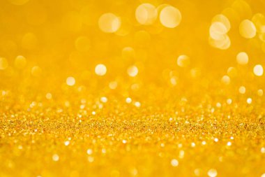 Arkaplan için soyut Altın Parıltı Bokeh