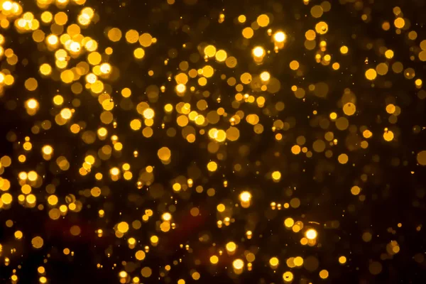 황금빛 크리스마스와 배경에 추상적 — 스톡 사진