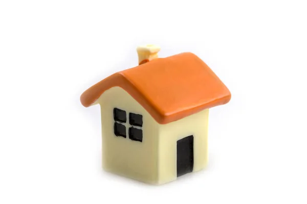 Mini House Isolated White Background Stock Photo