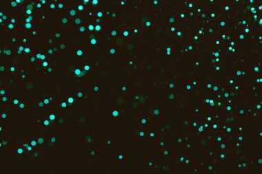 Mutlu Noeller ve yeni yıl için mavi parlak ışıklar soyut bokeh