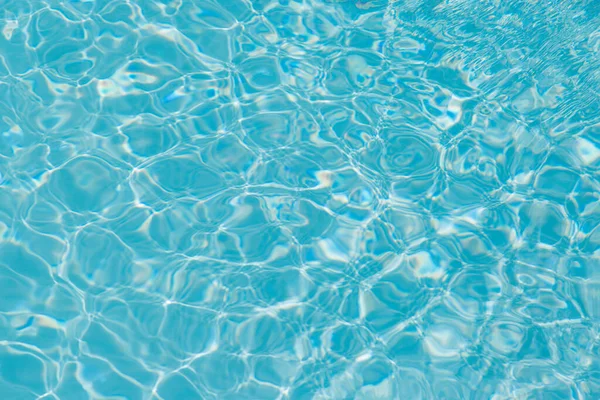 Blaues Wasser Wellen Reflexion Hintergrund Des Schwimmbades — Stockfoto