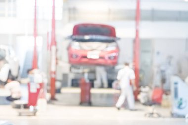 Servis merkezinin arkaplanındaki mesafeyi onarmak ve kontrol etmek için Görüntü Araçları
