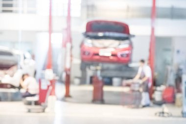 Servis merkezinin arkaplanındaki mesafeyi onarmak ve kontrol etmek için Görüntü Araçları
