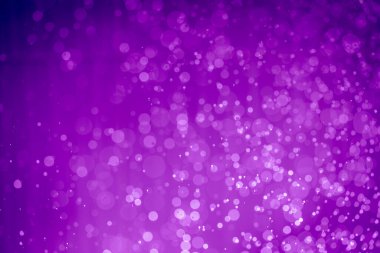 Soyut menekşe mor parıltılı ışıklar Odaklanmış bokeh arkaplanı