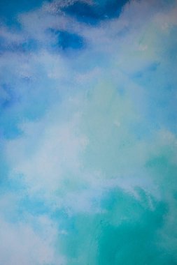 Arkaplanda soyut mavi boya rengi