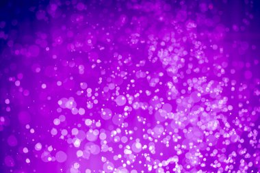 Soyut menekşe mor parıltılı ışıklar Odaklanmış bokeh arkaplanı