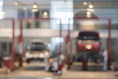 Servis merkezinin arkaplanındaki mesafeyi onarmak ve kontrol etmek için Görüntü Araçları