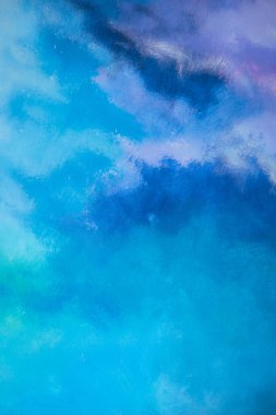 Arkaplanda soyut mavi boya rengi