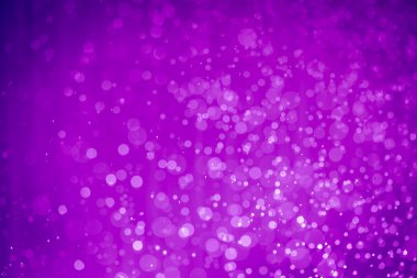 Soyut menekşe mor parıltılı ışıklar Odaklanmış bokeh arkaplanı