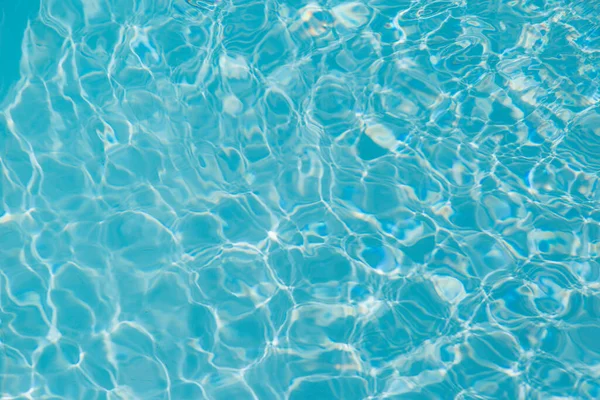 Blaues Wasser Wellen Reflexion Hintergrund Des Schwimmbades — Stockfoto
