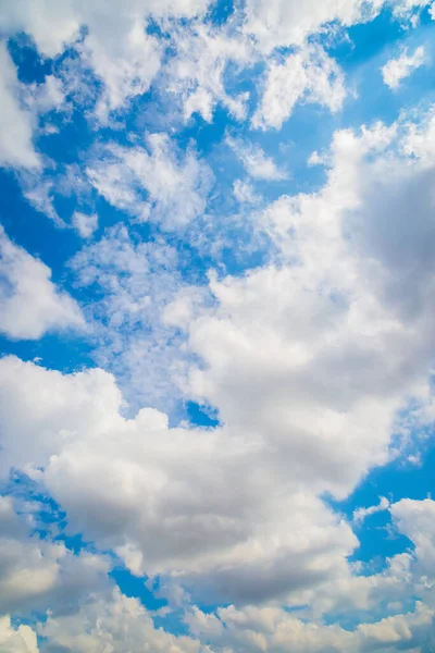 Blue Sky Clouds Sunny Day Nature Background — Stock Photo, Image