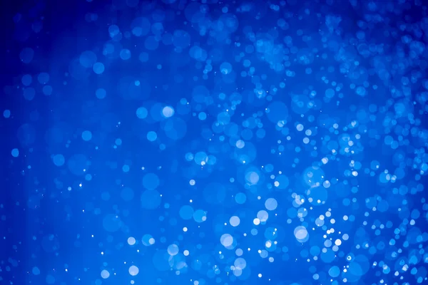 Abstract Dark Blue Christmas Glitter Lights Defocused Bokeh Background — Stock Photo, Image