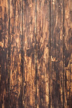 Koyu kahverengi eski eski ahşap doku arka planı