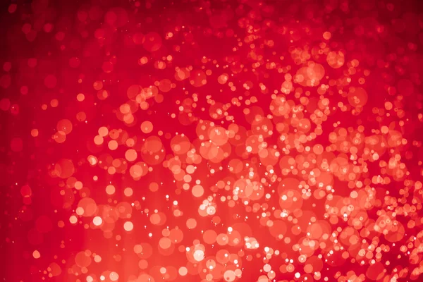 Abstrato Vermelho Natal Brilho Luzes Desfocado Bokeh Fundo — Fotografia de Stock