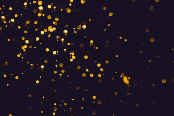 Brillo Desenfoque Dorado Luces Bokeh Abstracto Para Feliz Navidad Año —  Fotos de Stock