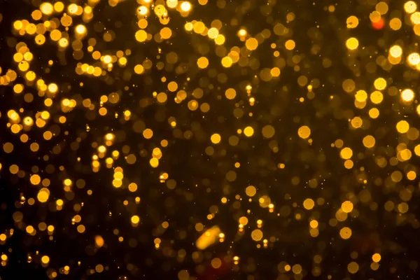 Brillo Desenfoque Dorado Luces Bokeh Abstracto Para Feliz Navidad Año — Foto de Stock
