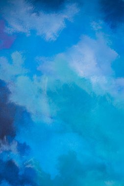 Arkaplanda soyut mavi boya rengi